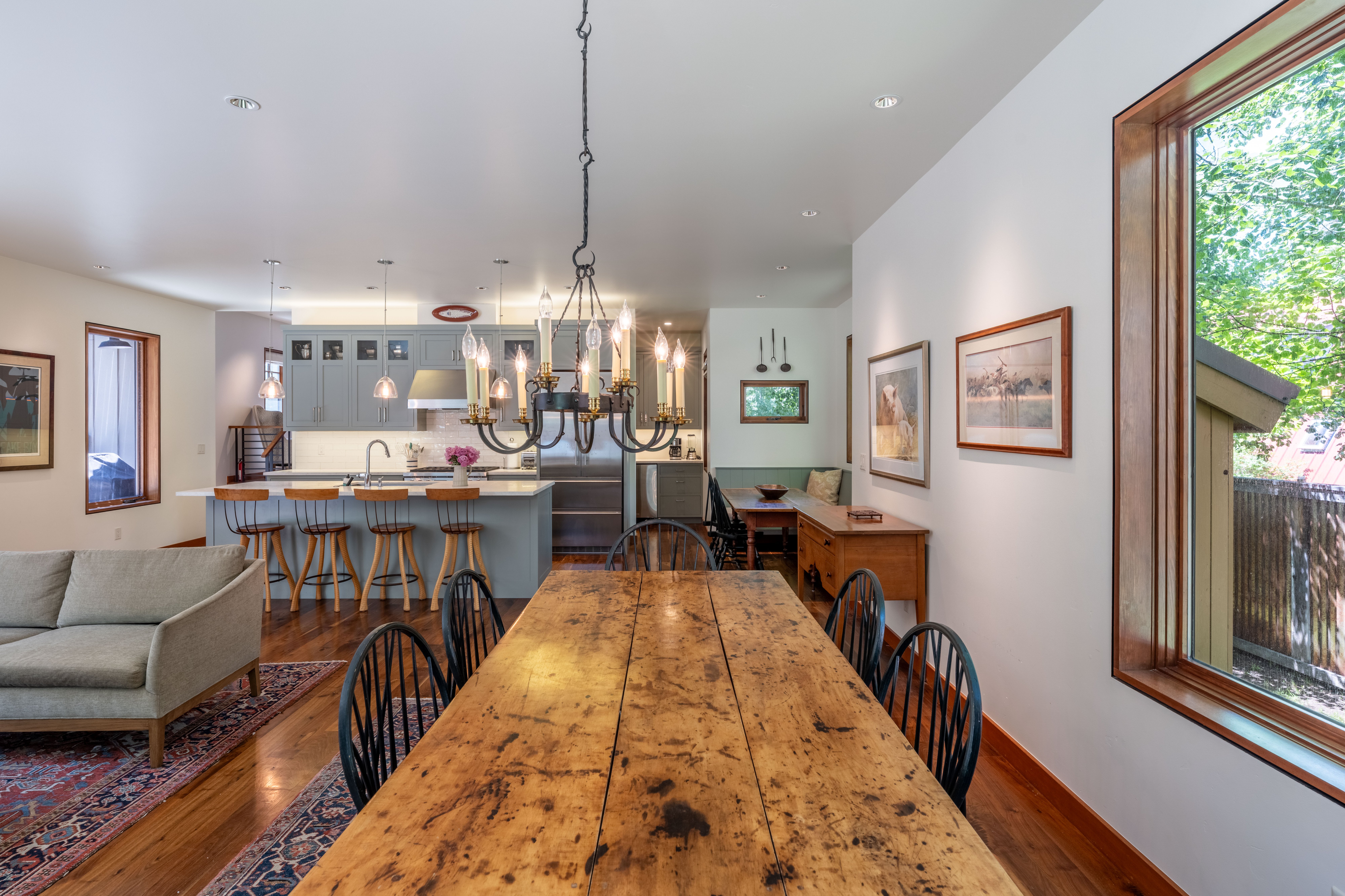 Kitchen, Living and Dining